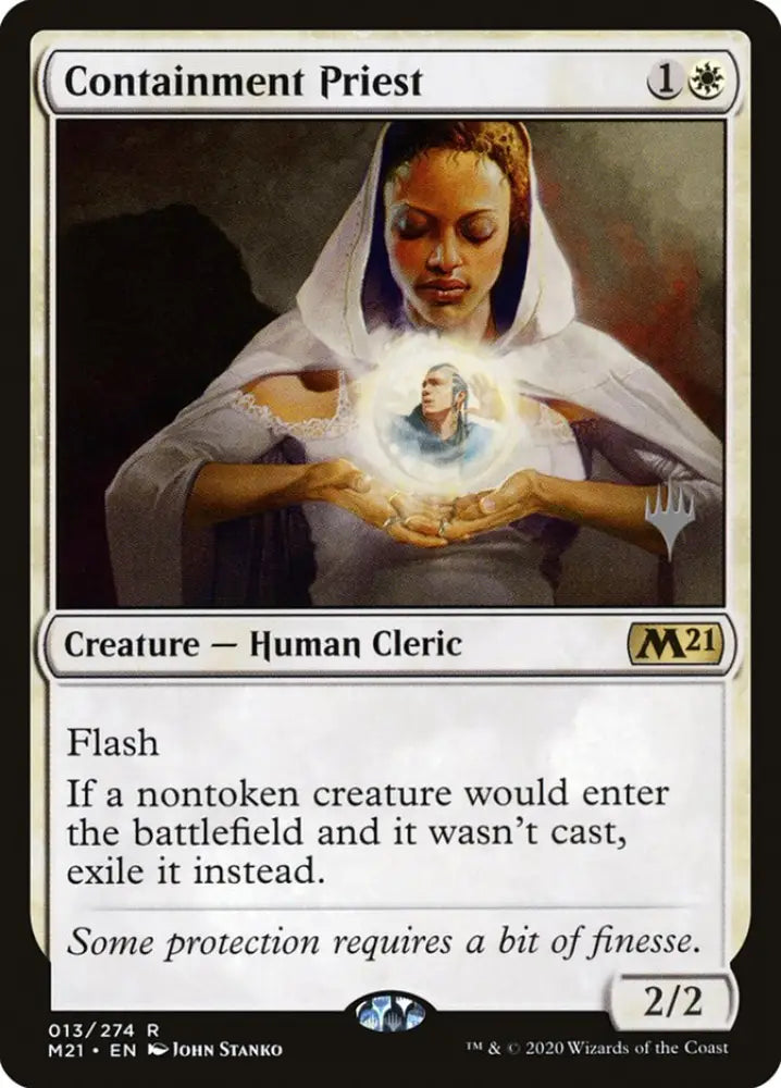 Containment Priest (Promo Pack) [Core Set 2021 Promos] - MTG Single
