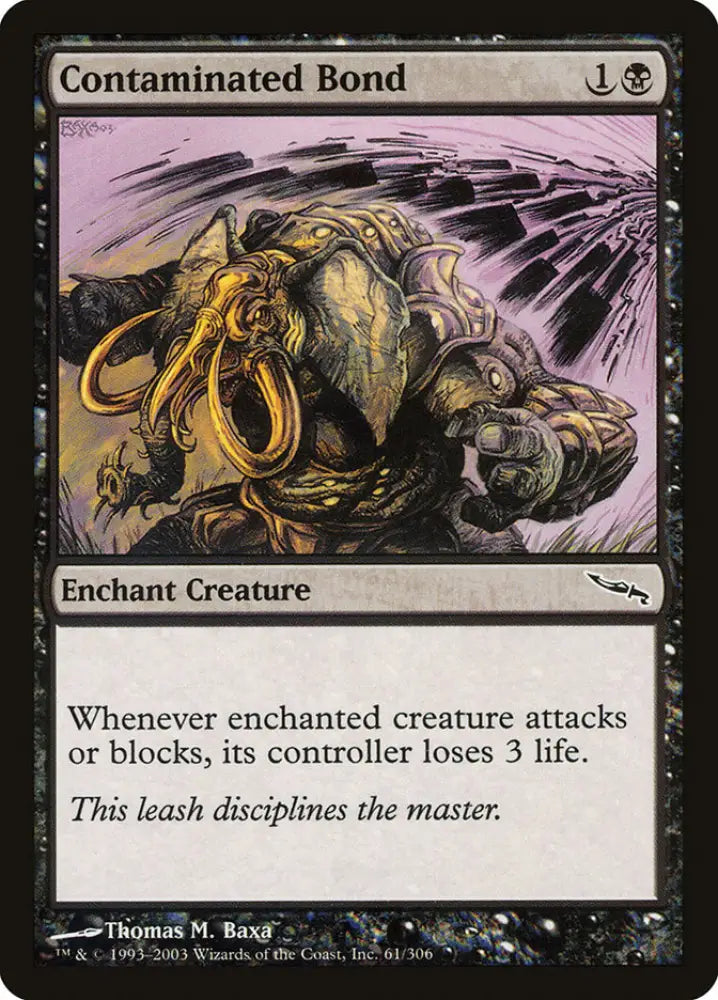 Contaminated Bond [Mirrodin] - MTG Single
