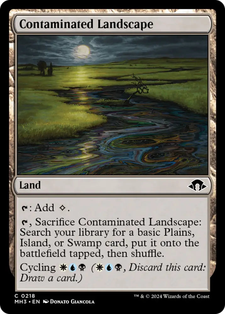 Contaminated Landscape [Modern Horizons 3] - MTG Single