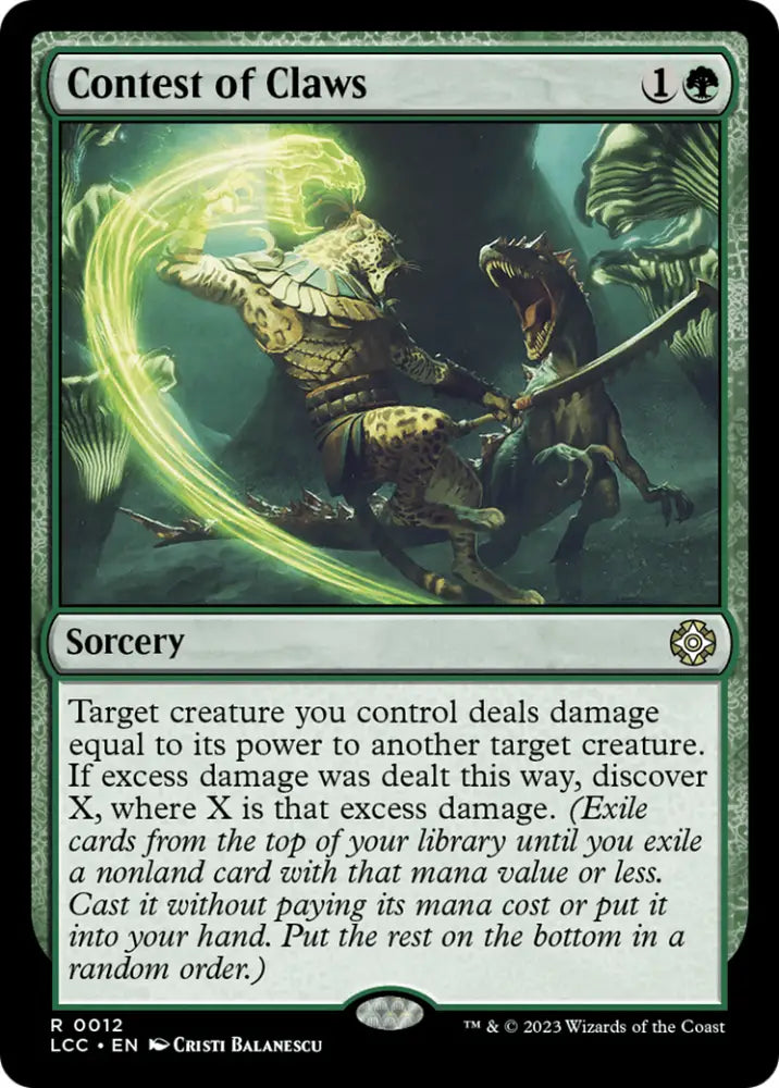 Contest of Claws [The Lost Caverns of Ixalan Commander] - MTG Single