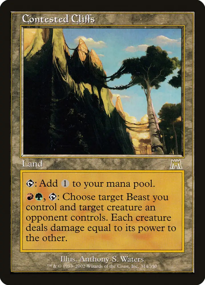 Contested Cliffs [Onslaught] - MTG Single