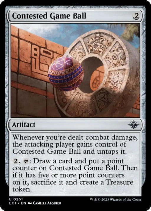 Contested Game Ball [The Lost Caverns of Ixalan] - MTG Single