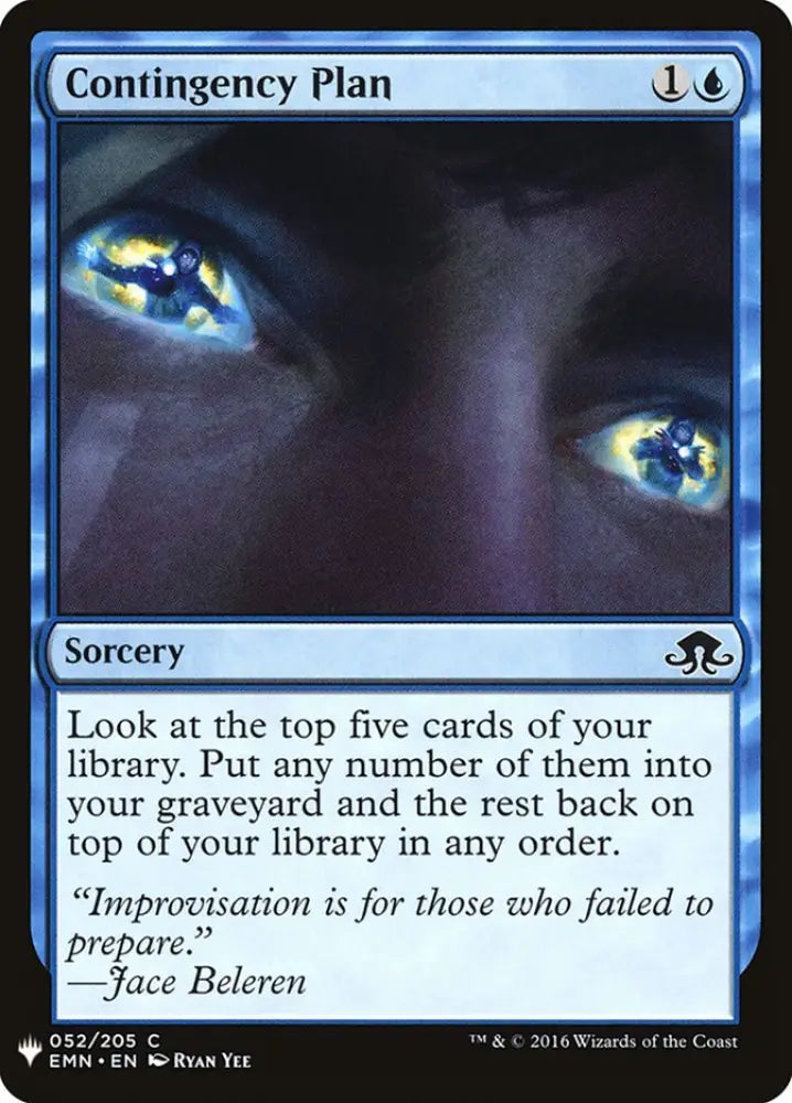 Contingency Plan [Mystery Booster] - MTG Single