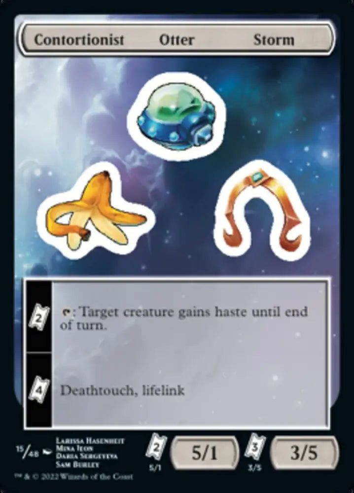 Contortionist Otter Storm [Unfinity Stickers] - MTG Single