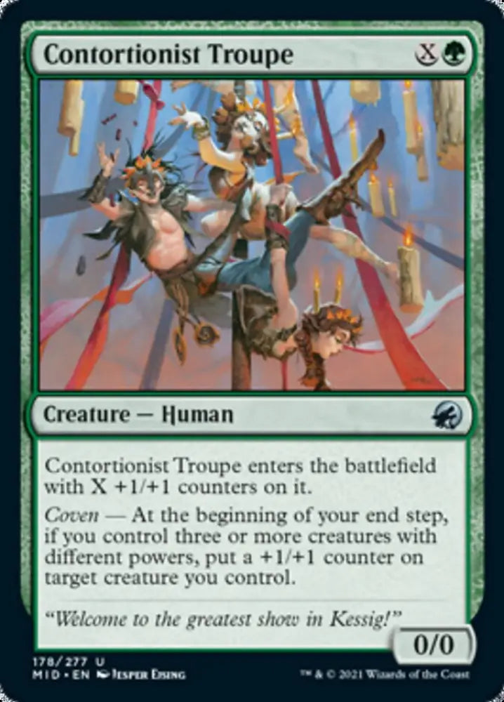 Contortionist Troupe [Innistrad: Midnight Hunt] - MTG Single