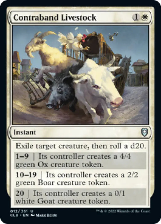 Contraband Livestock [Commander Legends: Battle for Baldur’s Gate] - MTG Single