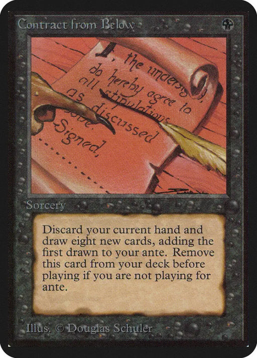 Contract from Below [Alpha Edition] - MTG Single