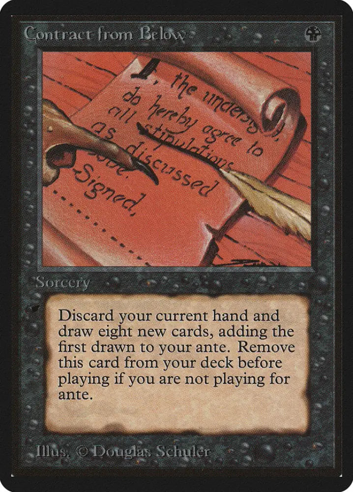 Contract from Below [Beta Edition] - MTG Single