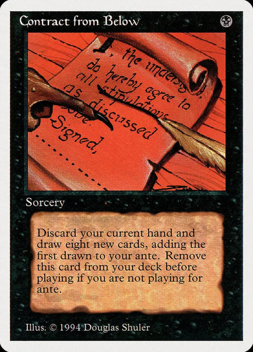 Contract from Below [Summer Magic / Edgar] - MTG Single