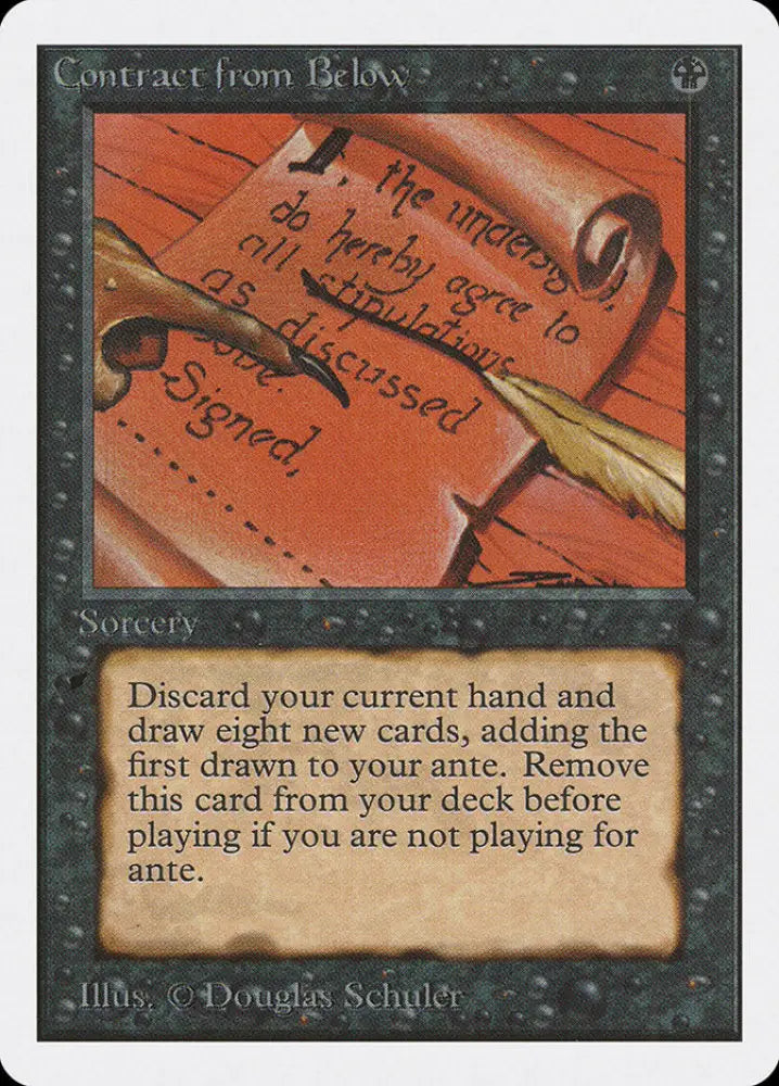 Contract from Below [Unlimited Edition] - MTG Single