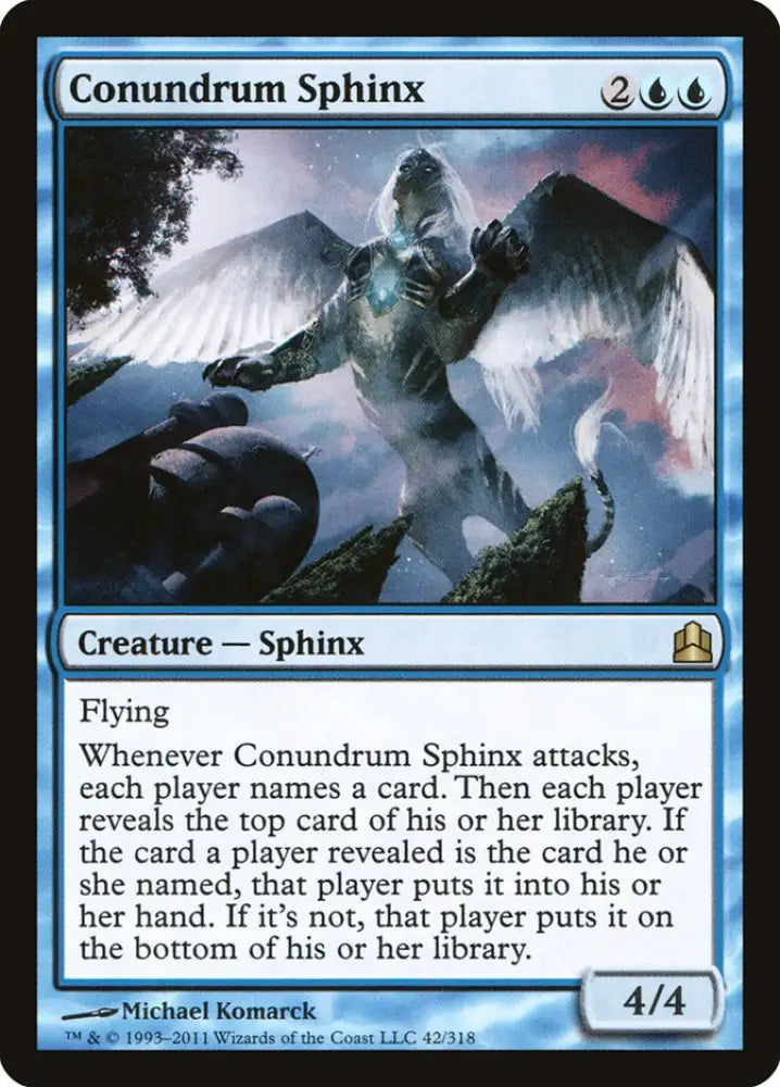 Conundrum Sphinx [Commander 2011] - MTG Single