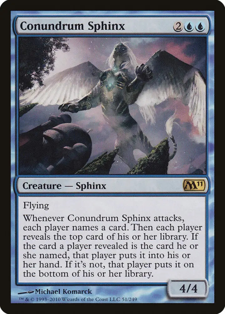 Conundrum Sphinx [Magic 2011] - MTG Single