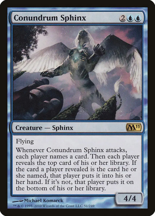 Conundrum Sphinx [Magic 2011] - MTG Single