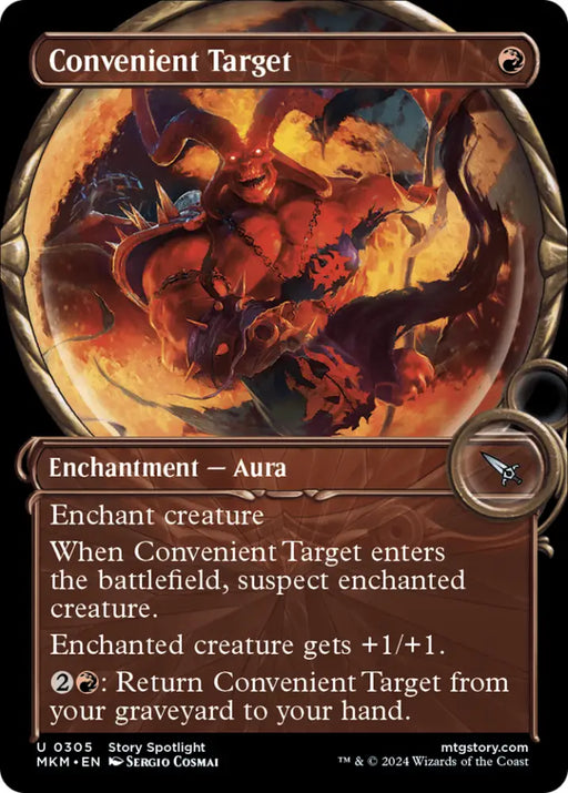 Convenient Target (Showcase) [Murders at Karlov Manor] - MTG Single