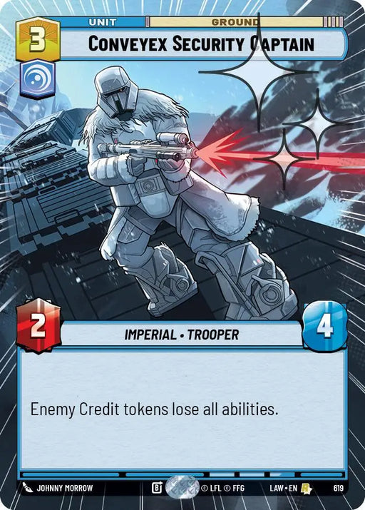 Conveyex Security Captain (Hyperspace Foil) (619) [A Lawless Time]