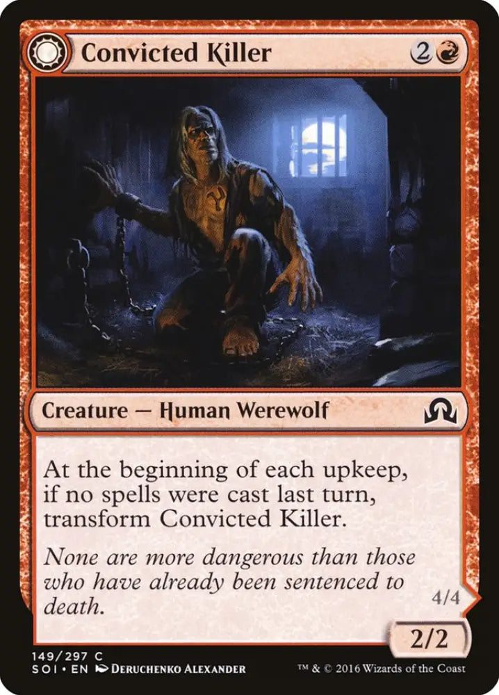 Convicted Killer // Branded Howler [Shadows over Innistrad] - MTG Single