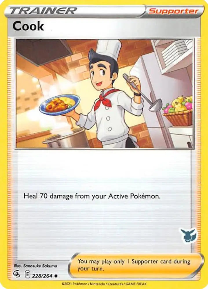 Cook (228/264) (Eevee Deck) [Battle Academy 2022] - Pokemon Single