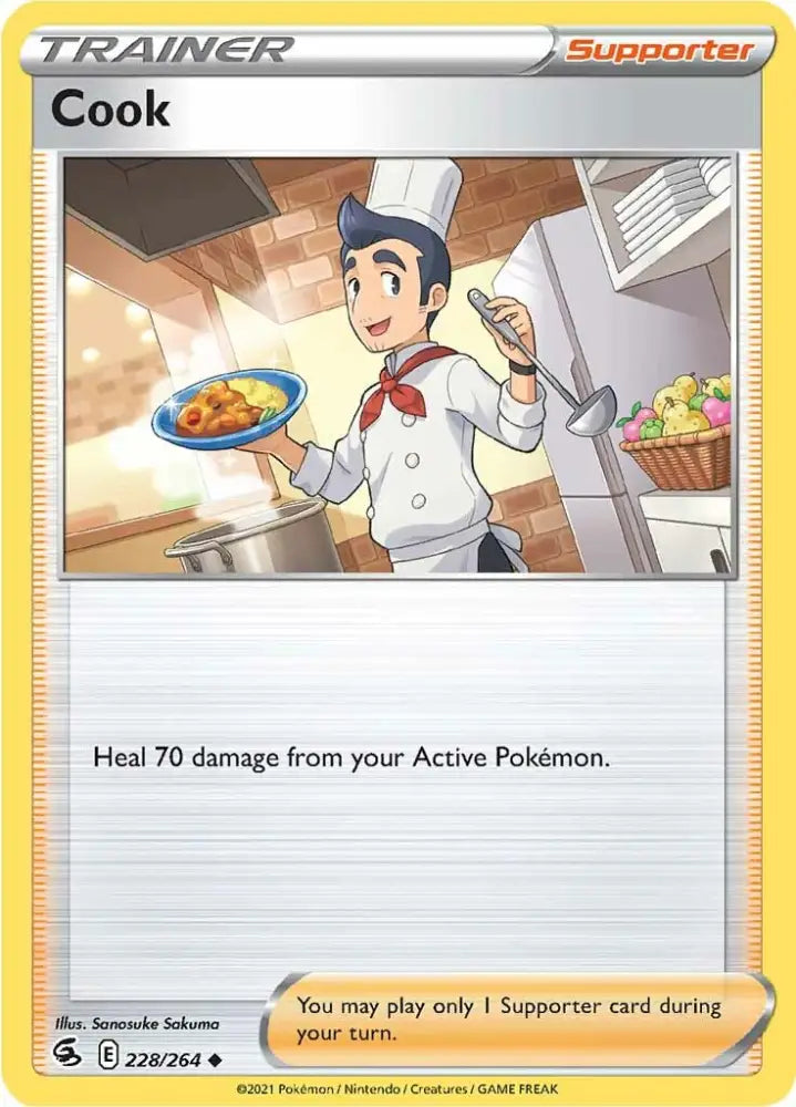 Cook (228/264) [Sword & Shield: Fusion Strike] - Pokemon Single