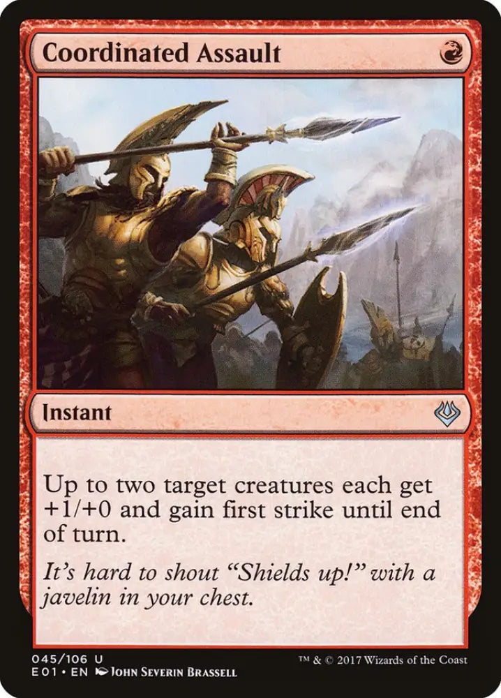 Coordinated Assault [Archenemy: Nicol Bolas] - MTG Single