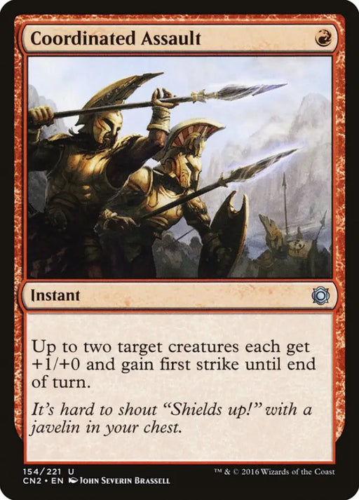 Coordinated Assault [Conspiracy: Take the Crown] - MTG Single