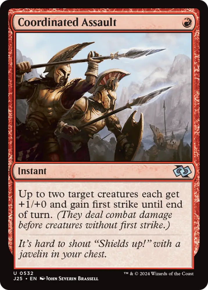 Coordinated Assault [Foundations Jumpstart] - MTG Single