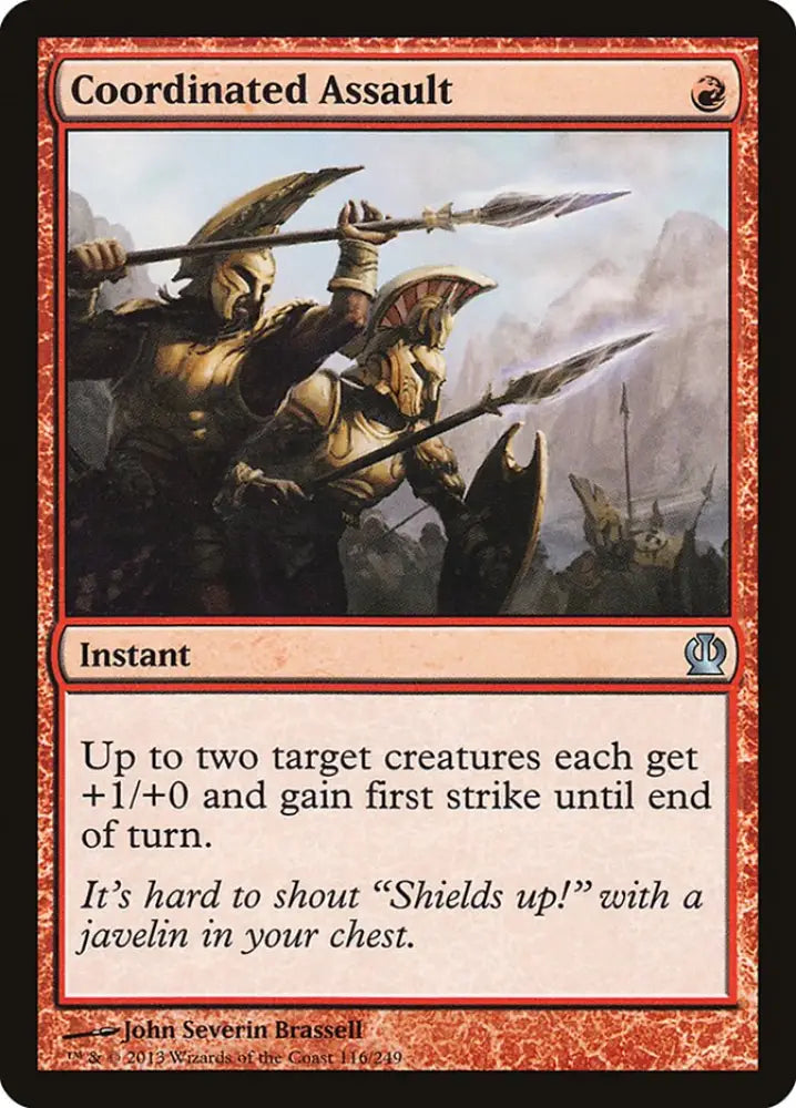 Coordinated Assault [Theros] - MTG Single