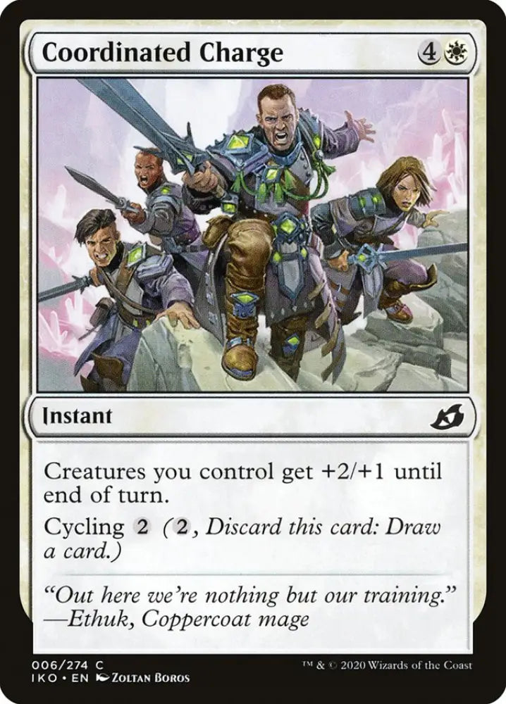 Coordinated Charge [Ikoria: Lair of Behemoths] - MTG Single