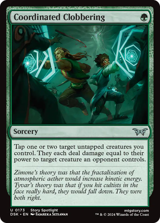 Coordinated Clobbering [Duskmourn: House of Horror] - MTG Single