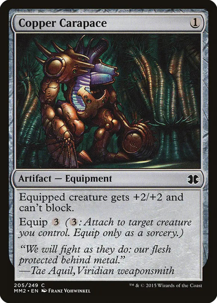 Copper Carapace [Modern Masters 2015] - MTG Single