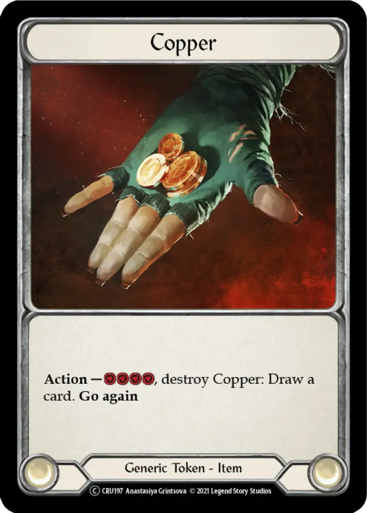 Copper [Crucible of War 1st Edition] 1st Edition Rainbow Foil - Flesh And Blood Single