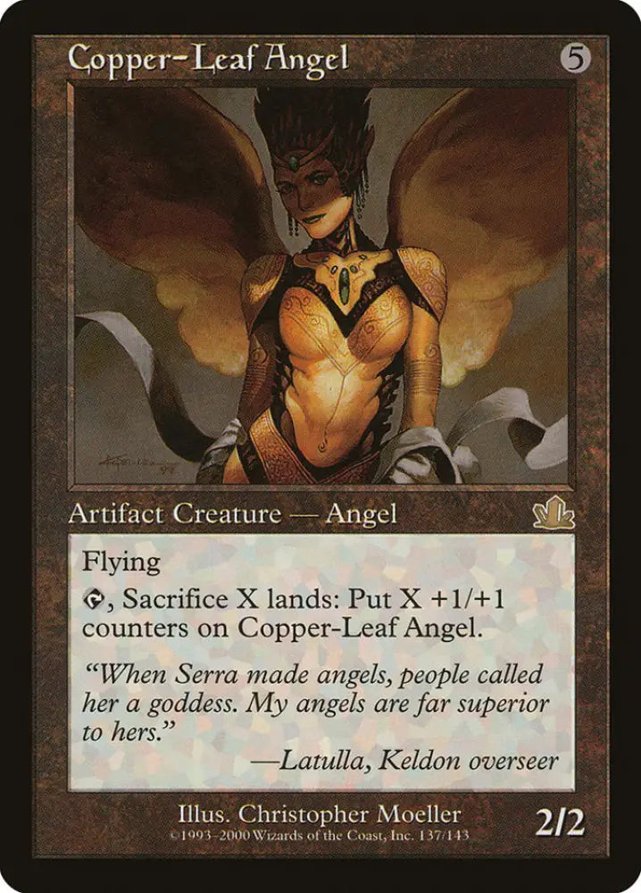 Copper-Leaf Angel [Prophecy] - MTG Single