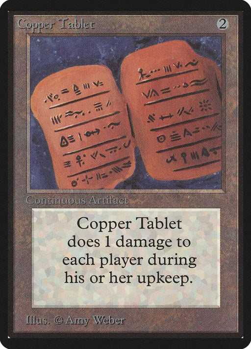 Copper Tablet [Beta Edition] - MTG Single