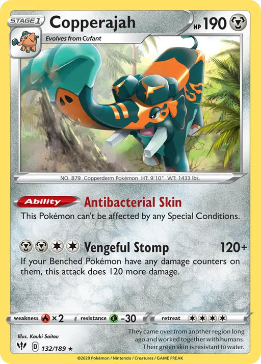 Copperajah (132/189) [Sword & Shield: Darkness Ablaze] - Pokemon Single