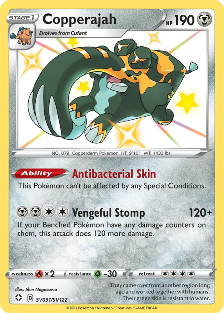 Copperajah (SV091/SV122) [Sword & Shield: Shining Fates] - Pokemon Single