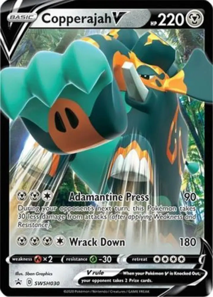 Copperajah V (SWSH030) [Sword & Shield: Black Star Promos] - Pokemon Single
