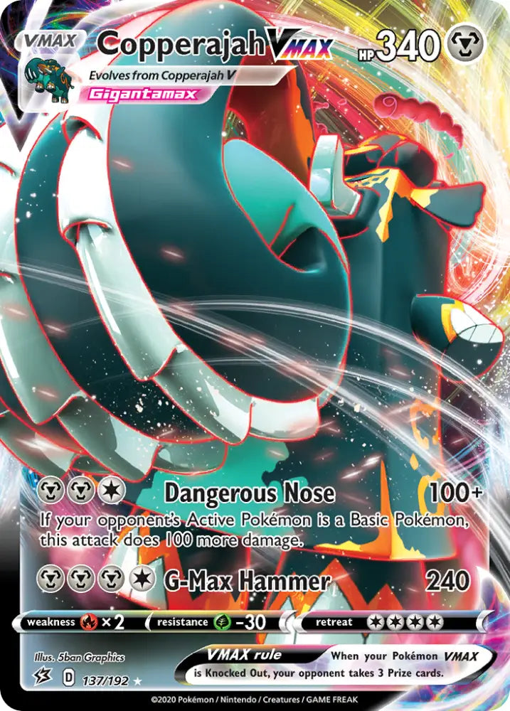 Copperajah VMAX (137/192) [Sword & Shield: Rebel Clash] - Pokemon Single