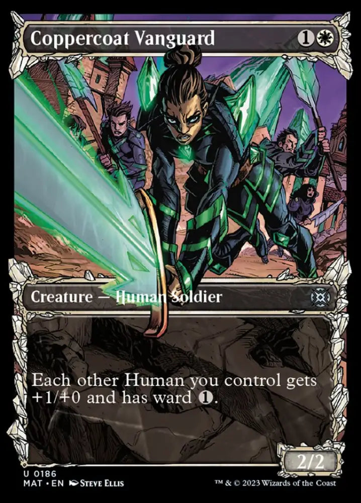 Coppercoat Vanguard (Showcase Halo Foil) [March of the Machine: The Aftermath] - MTG Single