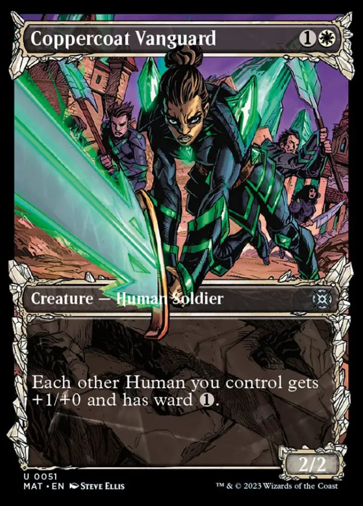 Coppercoat Vanguard (Showcase) [March of the Machine: The Aftermath] - MTG Single