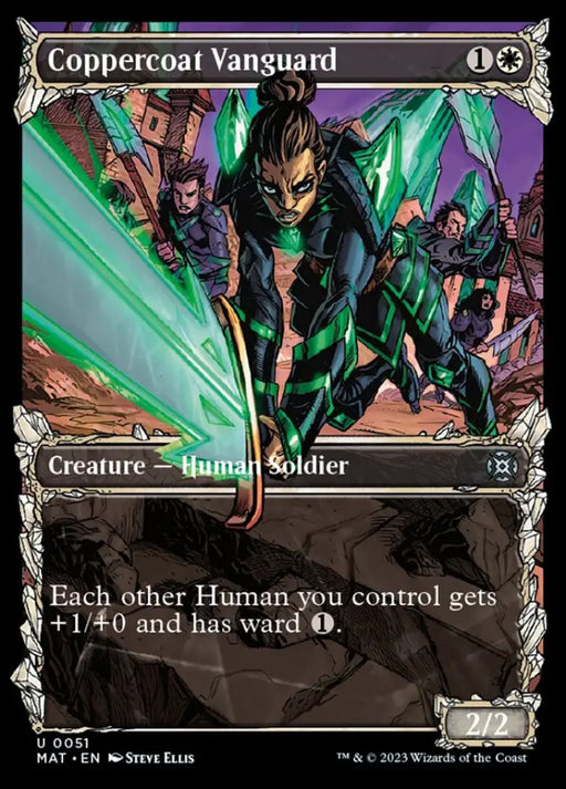 Coppercoat Vanguard (Showcase) [March of the Machine: The Aftermath] - MTG Single