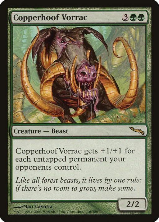 Copperhoof Vorrac [Mirrodin] - MTG Single
