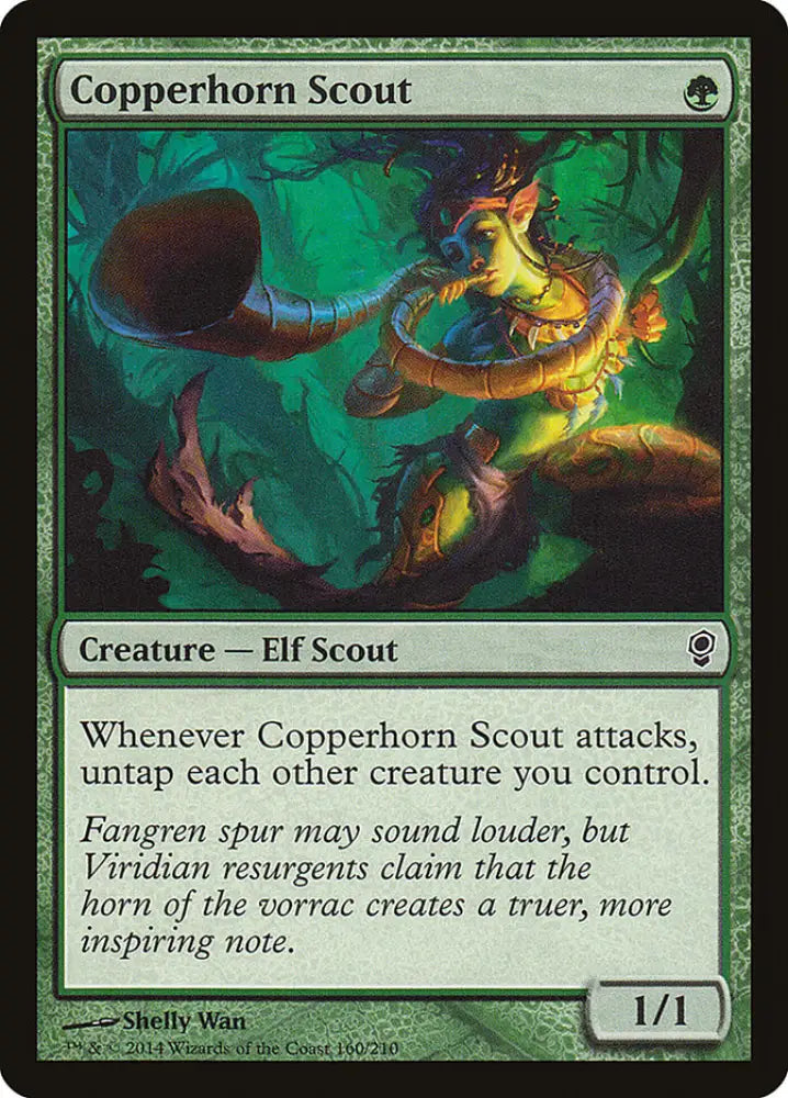 Copperhorn Scout [Conspiracy] - MTG Single