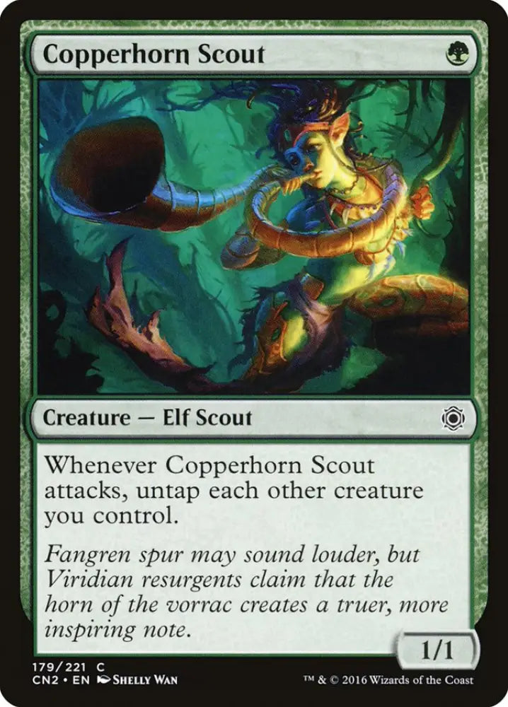 Copperhorn Scout [Conspiracy: Take the Crown] - MTG Single