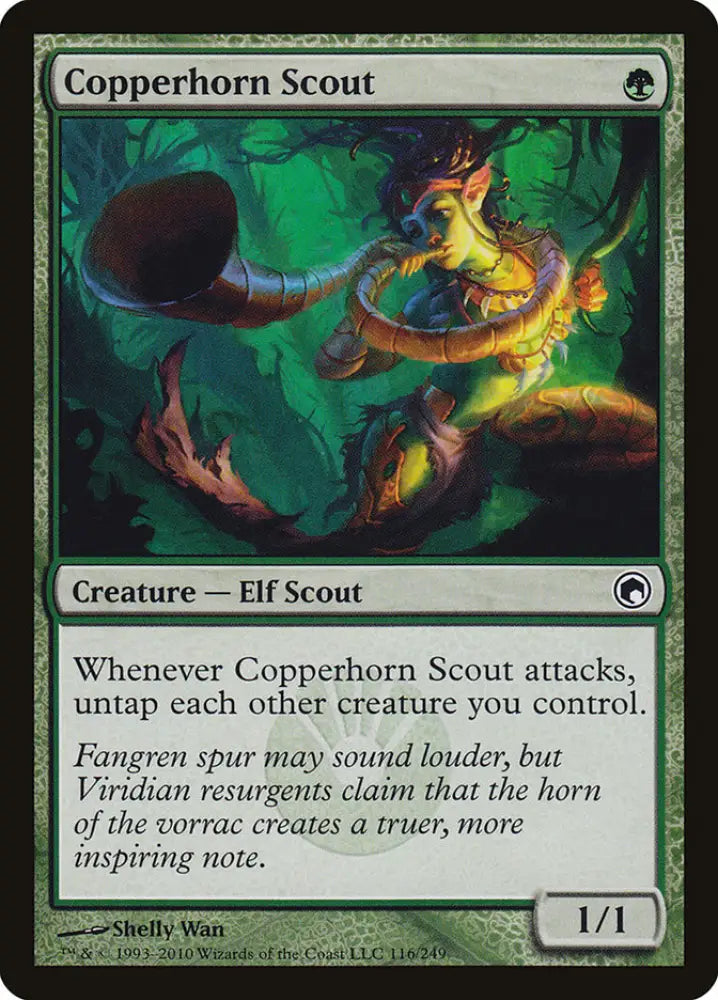 Copperhorn Scout [Scars of Mirrodin] - MTG Single