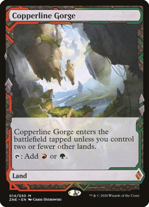 Copperline Gorge (Expeditions) [Zendikar Rising Expeditions] - MTG Single