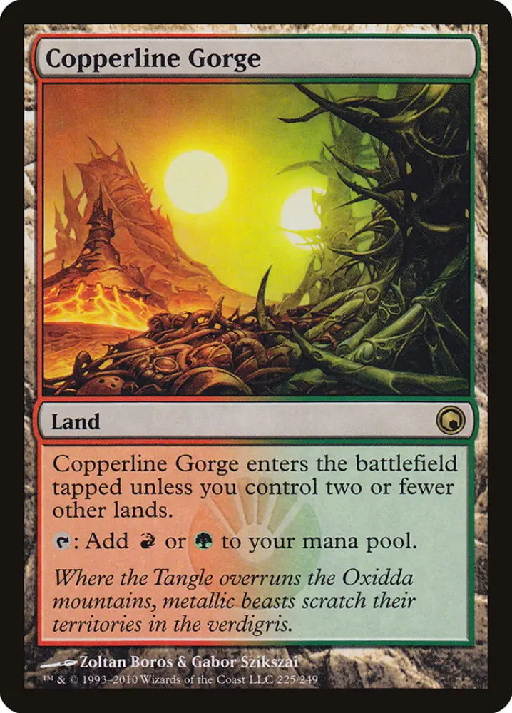 Copperline Gorge [Scars of Mirrodin] - MTG Single