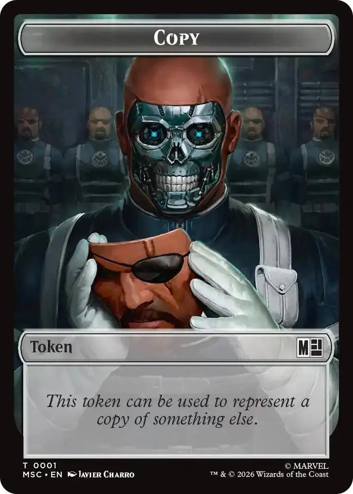 Copy (001) // Ape Villain (010) Double-Sided Token (1 // 10) [Marvel Super Heroes Commander]