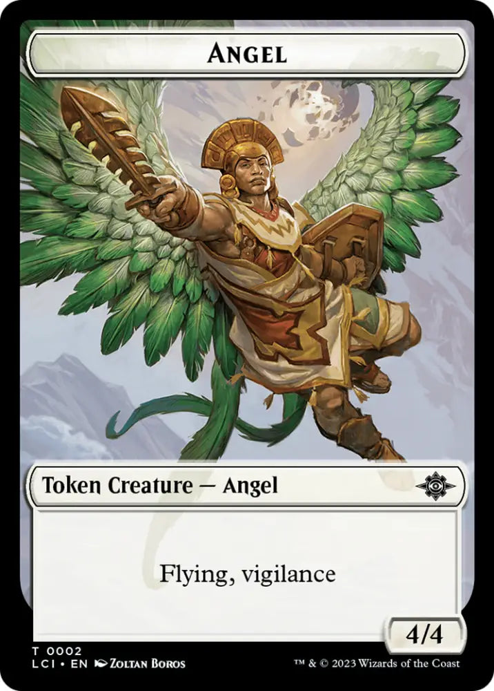 Copy // Angel Double-Sided Token [The Lost Caverns of Ixalan Tokens] - MTG Single