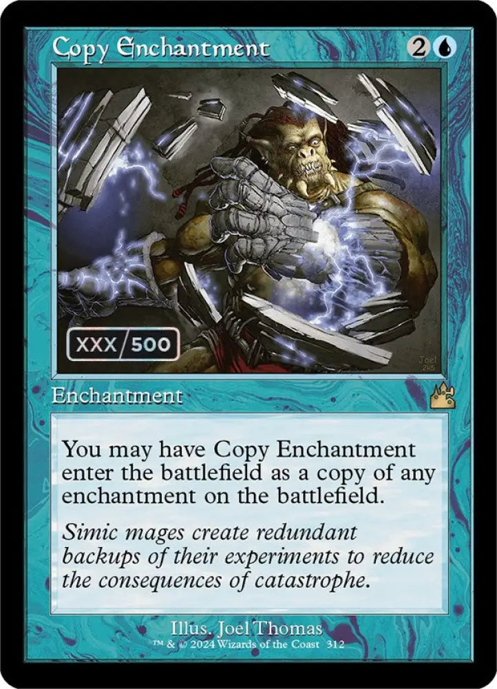 Copy Enchantment (Retro) (Serialized) [Ravnica Remastered] - MTG Single