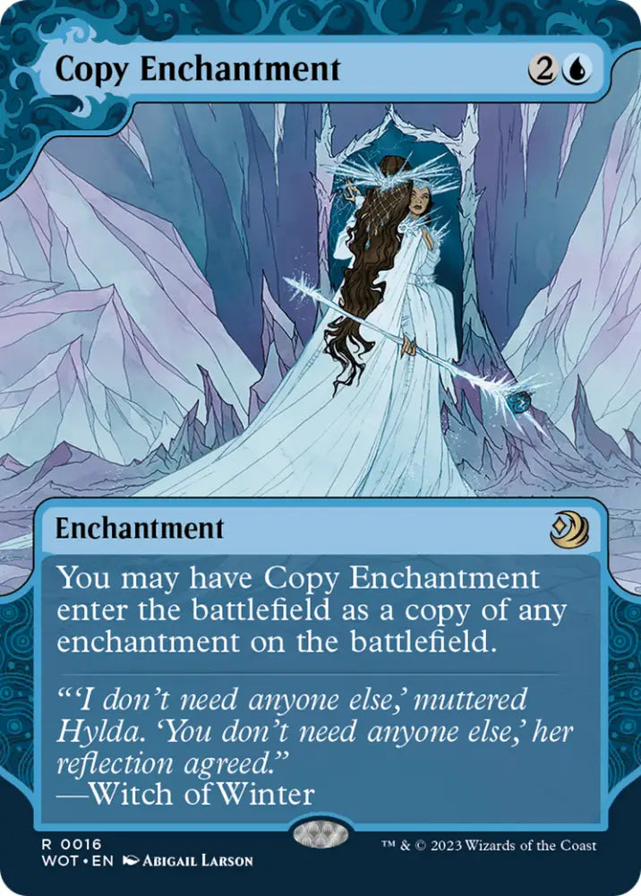 Copy Enchantment [Wilds of Eldraine: Enchanting Tales] - MTG Single