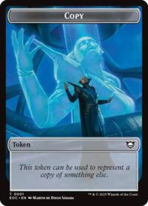 Copy // Golem (0012) Double-Sided Token (1 // 12) [Edge of Eternities Commander]